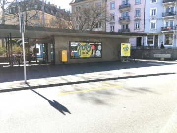 Seit 1. Januar 2019 geschlossen: VBZ-Ticketeria am Goldbrunnenplatz