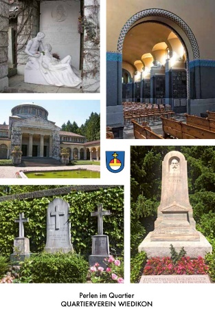 Prominente Verstorbene im Friedhof Sihlfeld und Besuch des alten Krematoriums