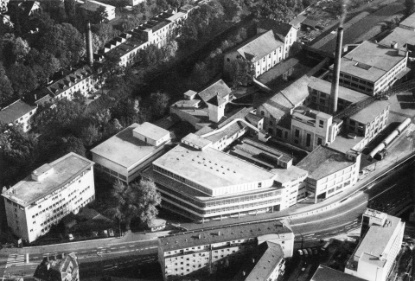 Papierfabrik Sihl vor 1967 (Bild: Baugeschichtliches Archiv Zürich)