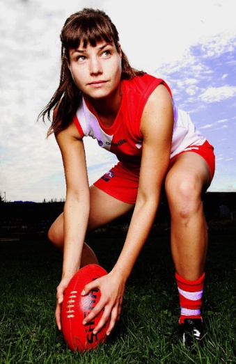 Passionierte «Footy»-Spielerin und AFL Switzerland-Präsidentin: Ulrike Senti