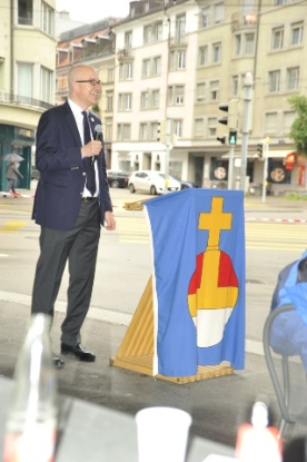 Die Festansprache hielt Nationalrat und Unternehmer Gregor Rutz (SVP)