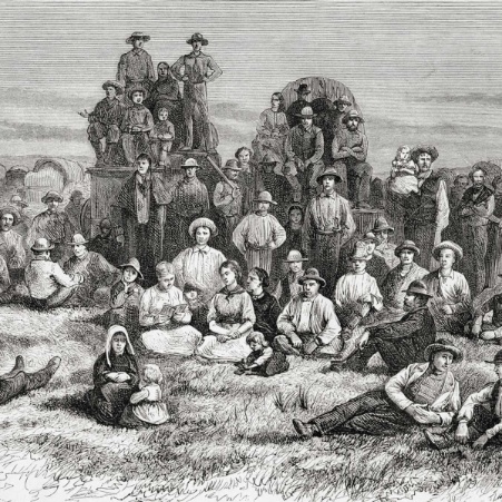Die Mormonen-Gemeinschaft wurde in den 1820er Jahren in den USA gegründet. Aus Wiedikon gibt’s dazu keine Bilder