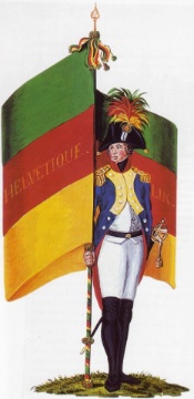 Helvetischer Fahnenträger von 1802