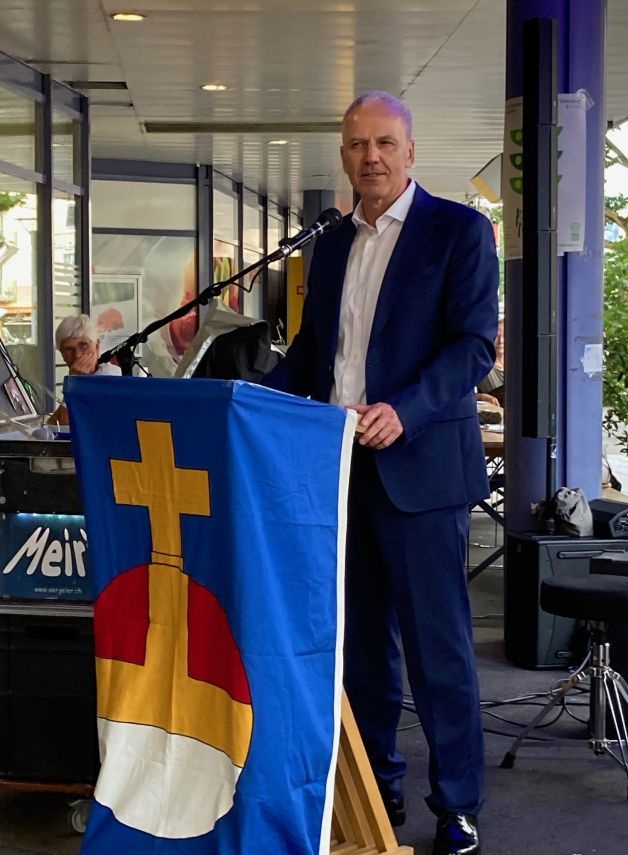 Festredner Hanspeter Fehr, Direktor von Schutz & Rettung Zürich