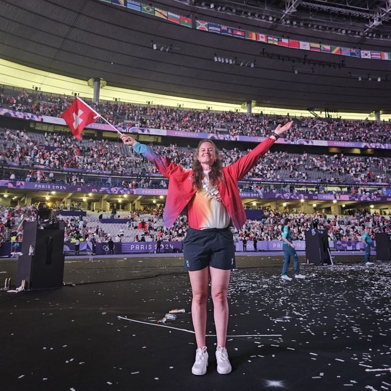 Pascale am letzten Abend im Stadion, 11. August 2024 (Fotos zVg)