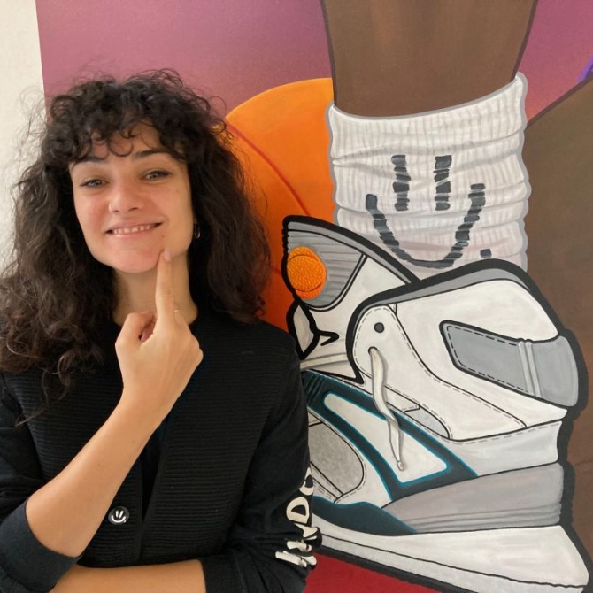 «Mein Muttermal ist auf jedem Bild – auch auf dem Turnschuh»