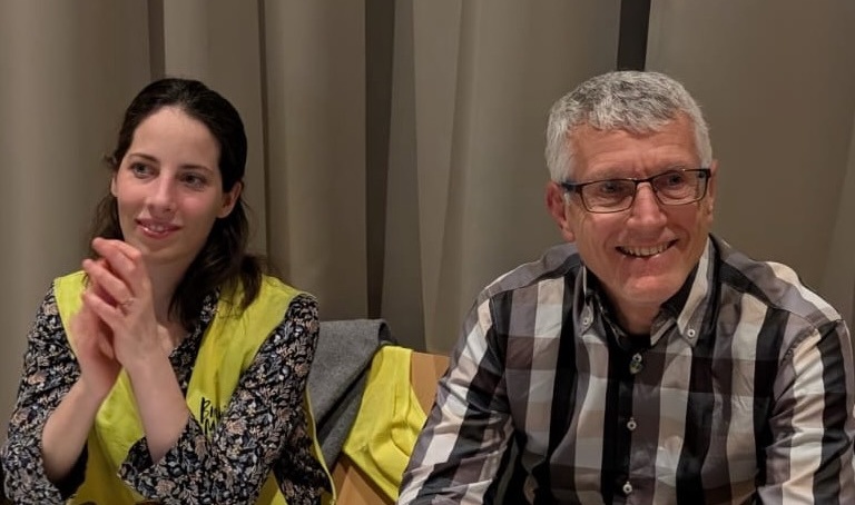 BrupbiMärt-Leitung Patricia Brandenberger (Vizepräsidentin) und Andreas Schenzle (Chef Helferteam)